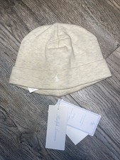 Polo, Ralph Lauren, baby hat, Pony-embroidered beanie, white, one size