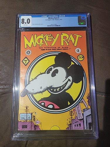 MICKEY RAT #1 - Robert Armstrong Underground Comic 1972 CGC 8.0 No ...