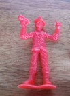 Vintage Plastic Red Firemen / Fire Fighters Figure Lot of 46 Cake Top  — photo 9