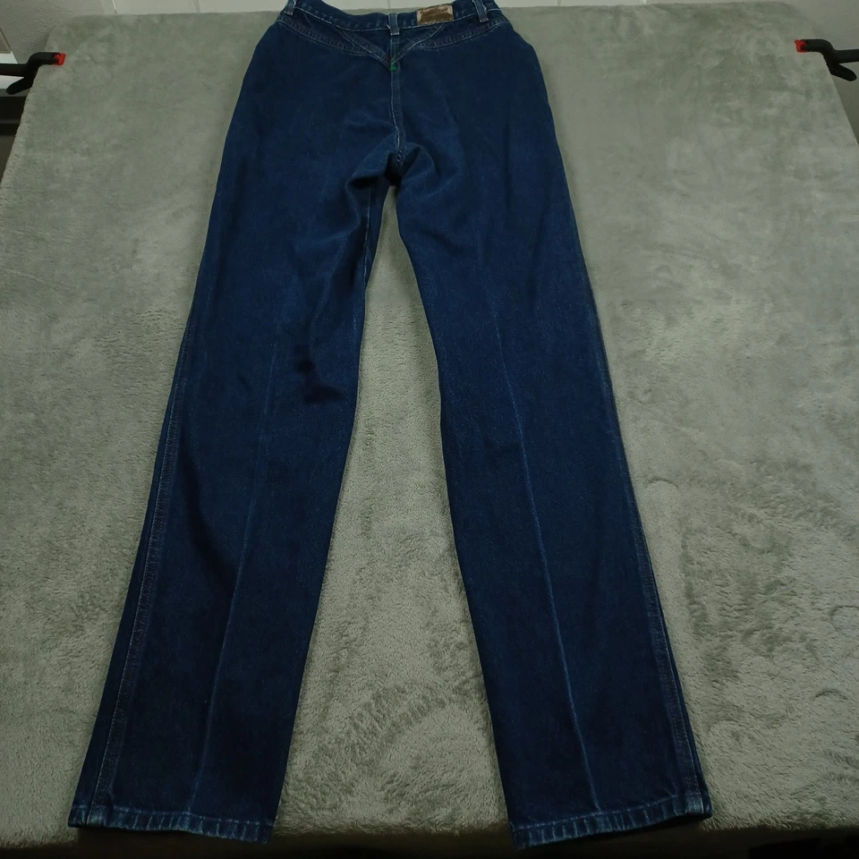 Vintage Rockies Jeans Womens 27 Blue Denim Bareback Western Cowgirl High Rise - Image 4 of 4
