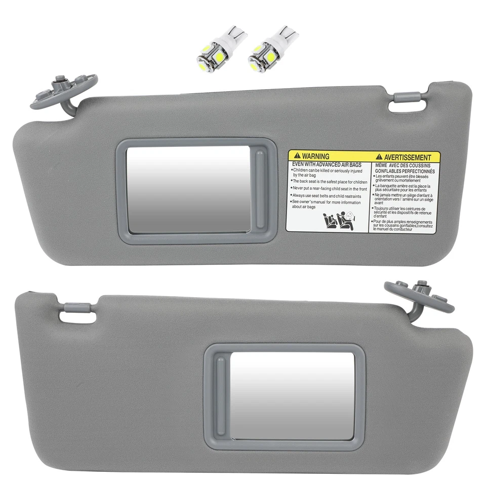 Parasol gris lateral derecho derecho Toyota Tacoma 2005-2011 + matrícula sin luz Foto 2 de 4