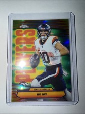 Bo Nix 2025 Topps Chrome Power Players Refractor Topps