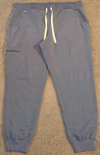 FIGS Zamora Jogger Scrub Pants Blue Gray W18SW2005 Women's 2XL