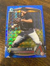 JD Dix - 2025 Bowman Chrome Draft - Blue Geometric /150 - Rookie - Diamondbacks