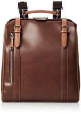[Kiwada] Dulles Business Backpack, Vertical, Patrick, with Genuine Leather, Redd