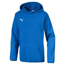PUMA Liga Casuals Pullover Hoodie Youth Boys Blue Casual Outerwear 655636-02
