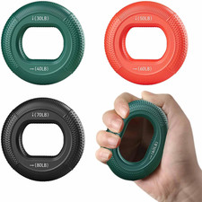 Grip Strength Trainer - 6 Resistance Levels, 3PCS Silicone Hand Grip