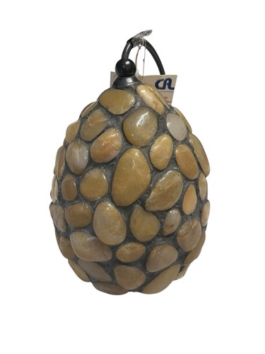 Color Creations Shoreline Natural Stone Cobble Stone Tiffany Style Suspension - Picture 7 of 10