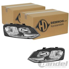 2x DIEDERICHS HALOGEN SCHEINWERFER LINKS+RECHTS passend für VW POLO