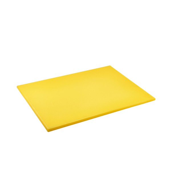 GenWare Chopping Board Plastic Yellow High Density Polyethylene18 x 24 x 0.75""