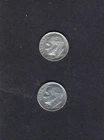 TWO ROOSEVELT DIMES 1962 AND 1964  L--26
