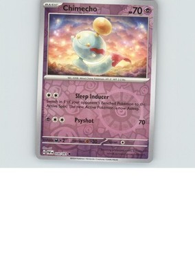 CHIMECHO 030/091 COMMON PALDEAN FATES POKEMON REVERSE HOLO NM