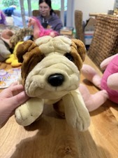 Keel Toys Bulldog Teddy (Missing Eye) Soft Plush Toy