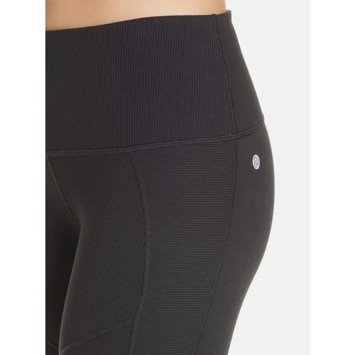 ZELLA Black Ankle Length Cropped Leggings Women's Size Medium NWT Moto - Picture 7 of 7