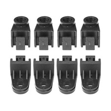 8PCS Universal Electric Radiator Fan Mounting Kit L-Shape Fan Bracket Feet Mount