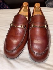 Bally Bern  Continental Size 7w Men’s Penny’s Slip On Brown Made In Switzerland