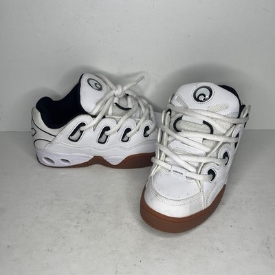 Osiris D3 OG Skate Shoes Mens US 7.5 White Black Chunky Skateboarding Y2K