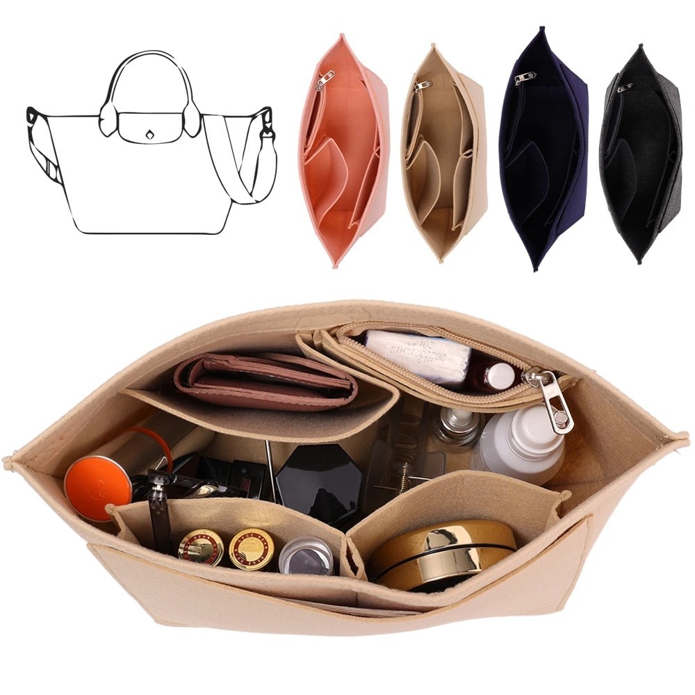 Organiser Insert For Le Pliage Tote Bags Shoulder Bags Nylon Leather Handbag UK
