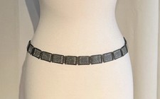 Vintage Silver and Brass Chain Belt