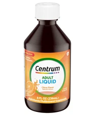Centrum Liquid Multivitamin Citrus Flavor 8 Fl Oz for Adults Immune Support