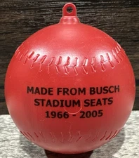 St. Louis Cardinals Busch Stadium Seat Plastic Christmas Ornament