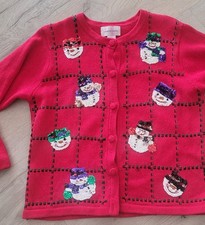 Vintage Womens Lemon Grass christmas sweater Medium