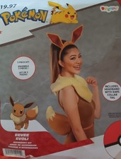 Pokemon Eevee 3 Piece Halloween Costume Kit, One Size