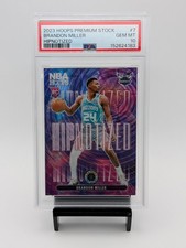 2023 Panini Hoops Premium Stock Hipnotized Brandon Miller #7 PSA GEM MT 10