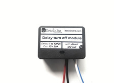 Direct 12V out Car switch time relay 1-1200s kit delay off stop box 20A module