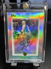 Jason Kidd 2003-04 Topps Contemporary Autograph /499 On Card Auto Refractor Nets