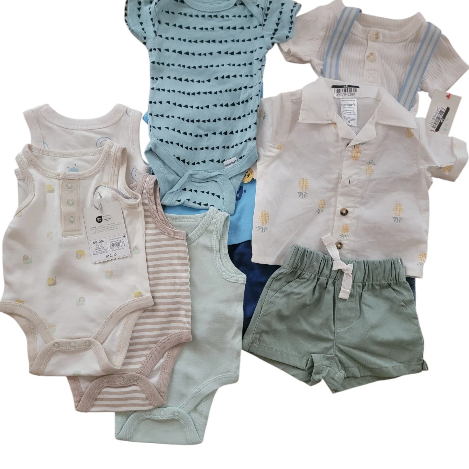 NEWBORN BABY BOY CLOTHING LOT