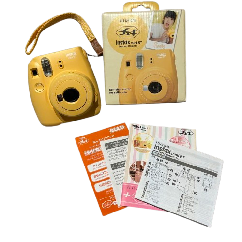 Fujifilm Instax Mini 8+ Cheki Instant Camera Honey Color with Box