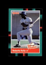 Roberto Kelly - 1988 Donruss RC Rookie Card #16 - New York Yankees + Free Ship. rookie card picture