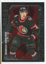 Donovan Sebrango 2025-26 SkyBox Metal Universe Fresh Foundations RC Red #'d /99
