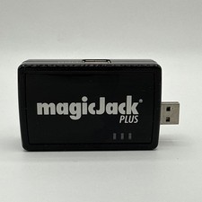 Magic Jack Plus USB WiFi Digital Phone Service Plug-In Local Long Distance - VGC