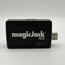 Magic Jack Plus USB WiFi Digital Phone Service Plug-In Local Long Distance - VGC