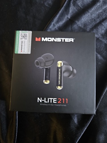 Monster N-Lite 211 Wireless Earbuds, Bluetooth 5.4 Stereo Kopfhörer Wasserdicht