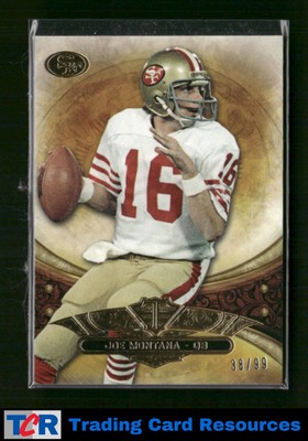2013 Topps Triple Threads #4 Joe Montana Gold #/99