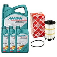 MotoröL Set 0W-30 Giga Light 030 8 Liter + ÖLfilter FüR Audi A8 4.2 FSI 371 PS