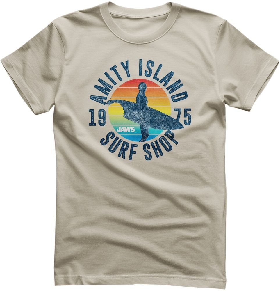 Jaws Amity Island Surf Shop T-Shirt UV-1-JAWS021