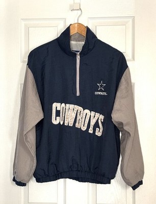 Vintage PRO PLAYER Dallas Cowboys Windbreaker Mens Sz XL Jacket 90s Grunge Y2K