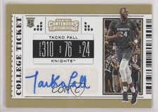 2019-20 Panini Contenders Draft Picks College Ticket Tacko Fall #118 Auto 0a2t