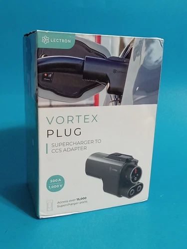 Lectron Tesla Supercharger (NACS) to CCS Adapter 500A 1000V Vortex Plug CCS1 EV