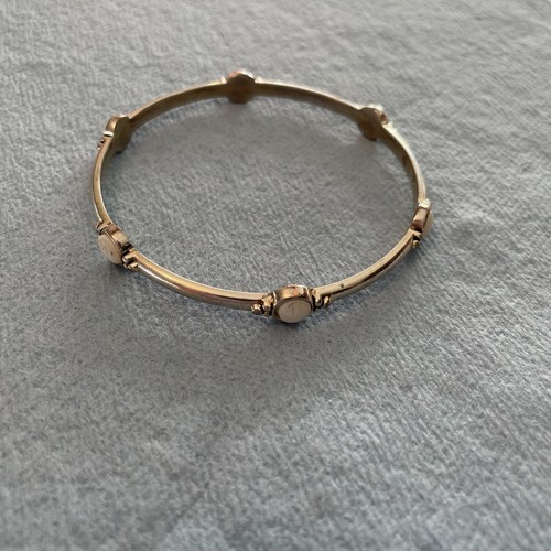 Brazalete de ópalo, brazalete de piedras preciosas, brazalete apilable de ópalo,
