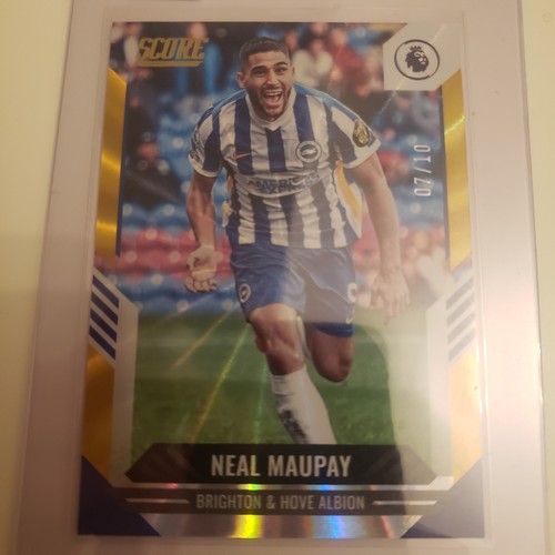 2021-22 Panini Score Neal Maupay Brighton Gold Lasers 07/10