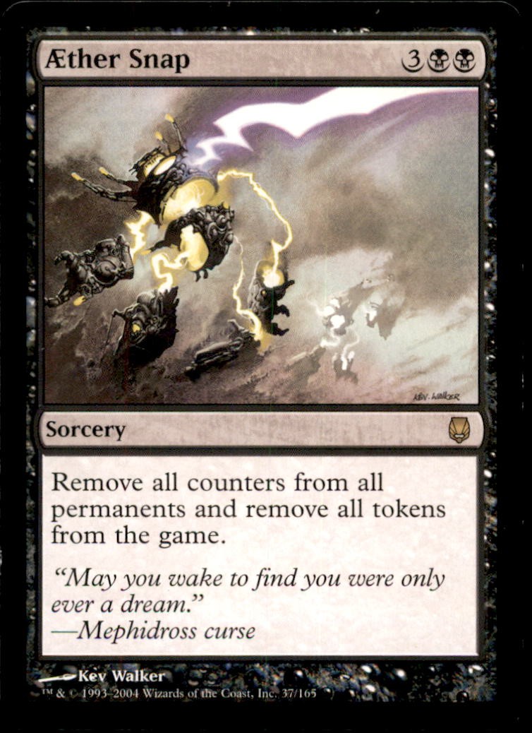 MTG Aether Snap LP Light Play Darksteel [4636]