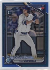 2024 Bowman Draft Chrome Blue Refractor 112/150 Nick Mitchell #BDC-114 00er