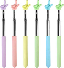 6PCS Pointer Finger Stick, Extendable Colorful Finger Pointer Stick, Mini Retrac