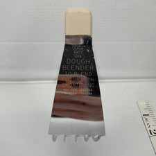 Ekco Vintage Dough Blender Chromium Plated Made In USA Beige Textured Handle