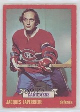 1973-74 O-Pee-Chee Light Back Jacques Laperriere #40 HOF 0a4